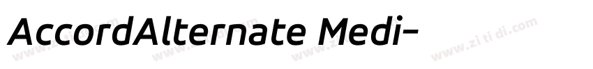 AccordAlternate Medi字体转换